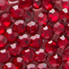 Red Diamante Flower Earrings, , swatch