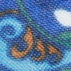 Paisley Design Poncho, multi, swatch