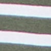 Good Earth Australian Cotton Stripe T-shirt, willow green/white, swatch