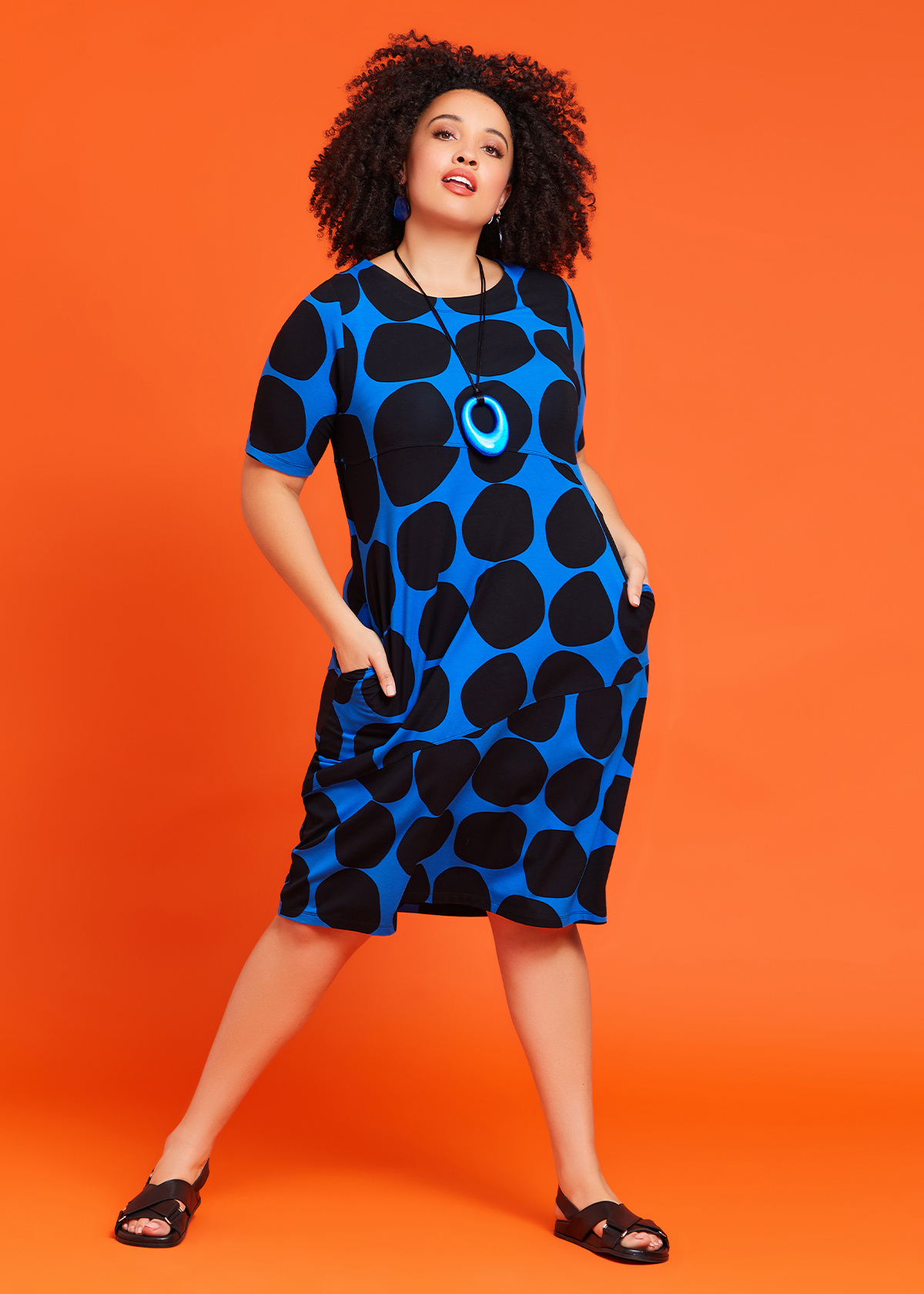 shop-plus-size-kal-natural-spot-dress-in-multi-taking-shape-au