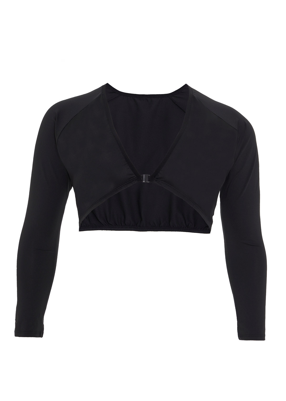 Shop Plus Size Long Sleeve Cover Up Sleevies in Black Taking Shape AU