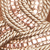 Jewel Rope Wedge Sandal, rose gold, swatch