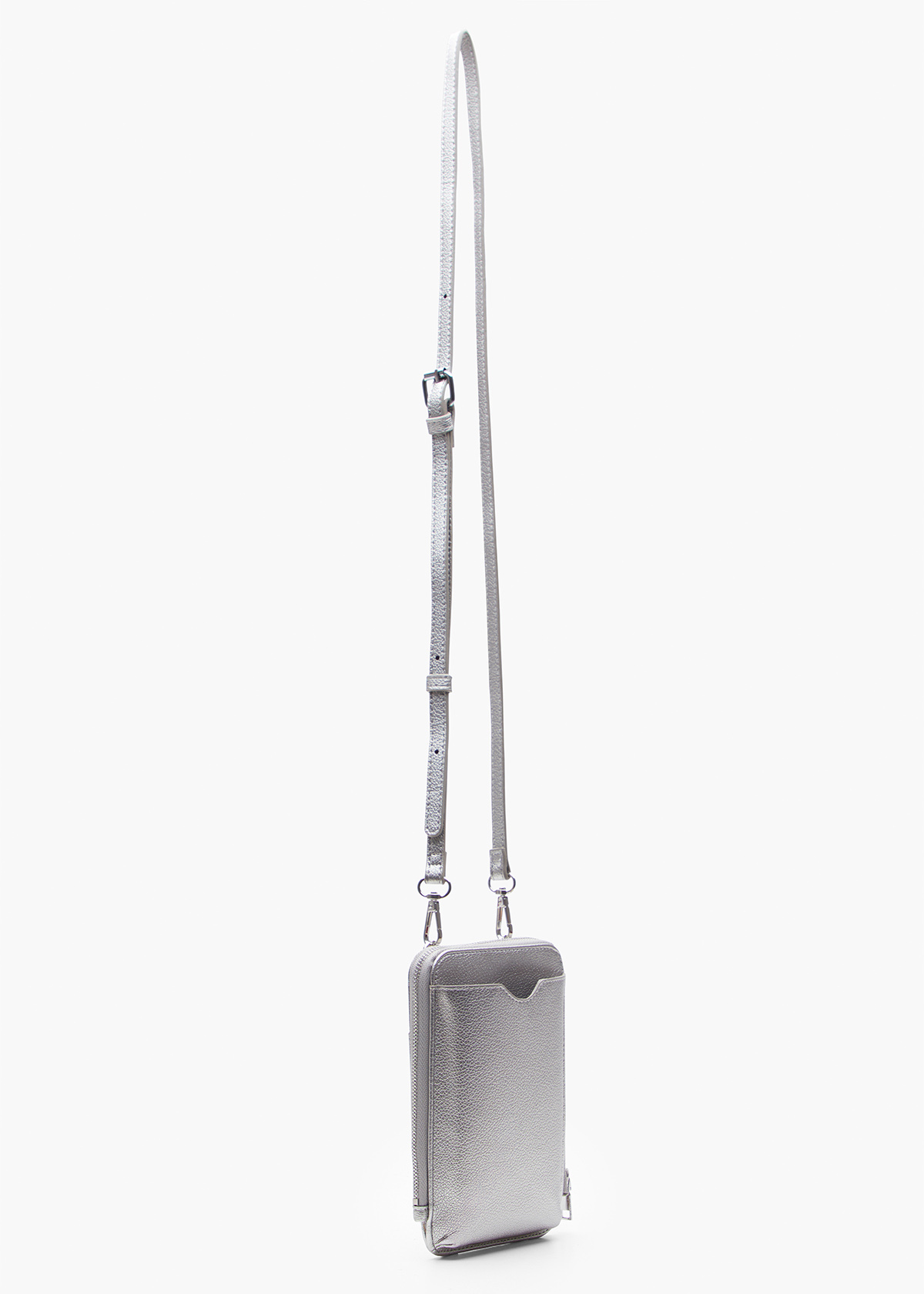 Shop Small Phone Xbody Bag in Silver | Accessories | Taking Shape AU