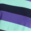 Cotton 3/4 Multi Stripe Top, navy/multi, swatch