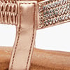 Multi Bling Sandal, rose gold, swatch