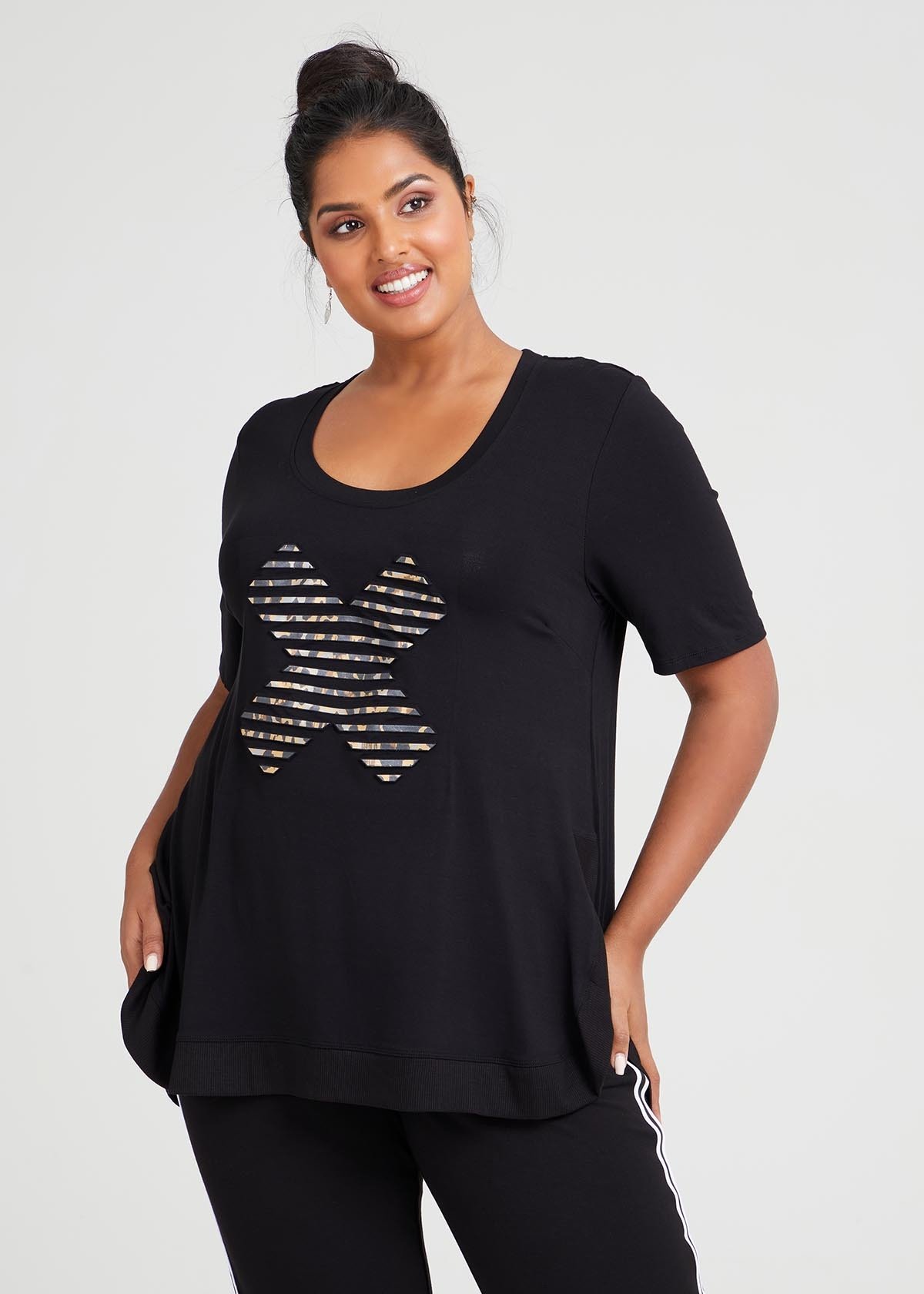 Shop Plus Size Natural Sanctuary Top in Print | Taking Shape AU