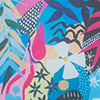 Joan Blond Twist Fan, floral, swatch