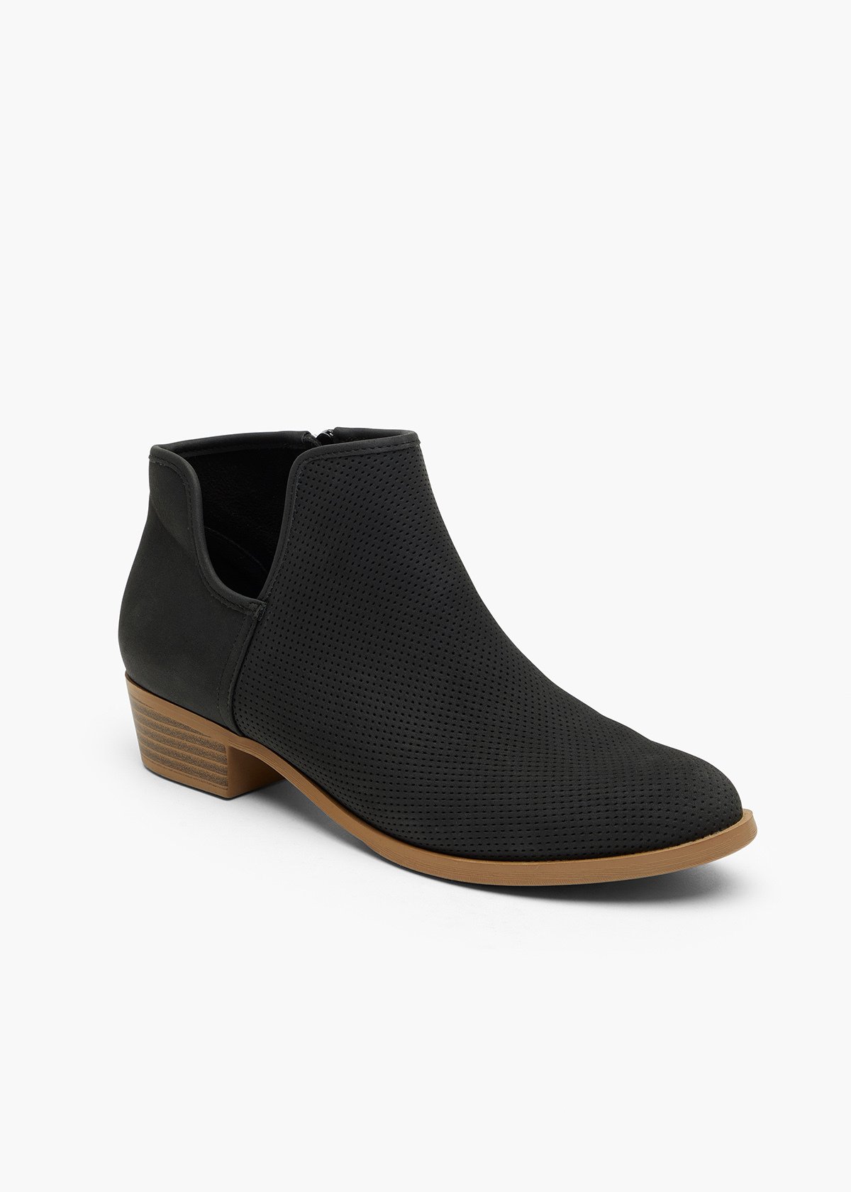 Shop Black Side Cut Ankle Boot | Comfortable Shoes | Taking Shape NZ