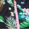 Tropical Getaway Rash Vest, print, swatch