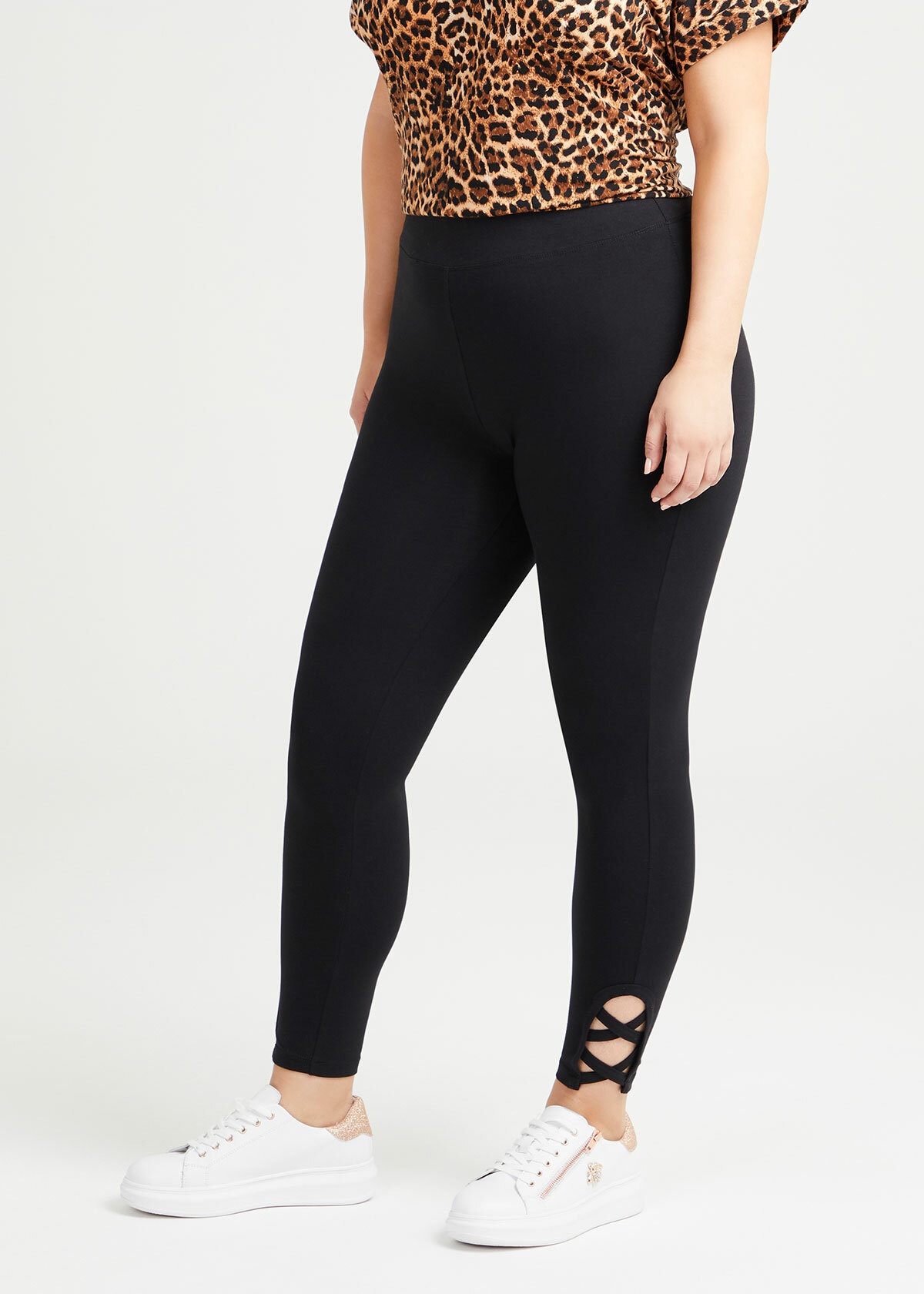 Shop Organic Everyday Leggings in black in sizes 12 to 24 | Taking Shape