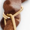 Fabric & Charms Long Necklace, chocolate, swatch