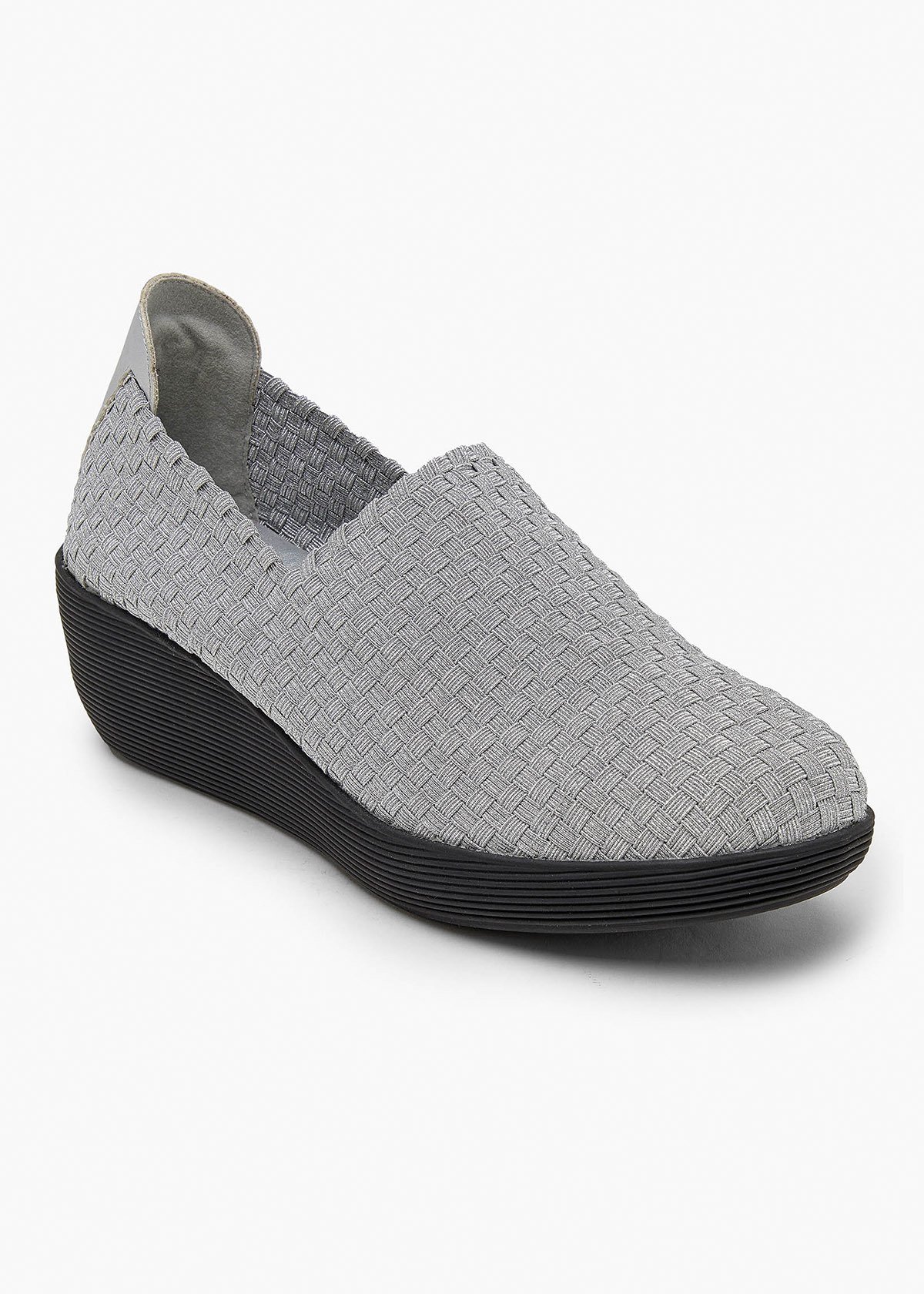 Shop Woven Stretch Wedge Comfortable Shoes Taking Shape AU
