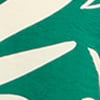 Abstract Print Natural Shirt, green leaf print, swatch
