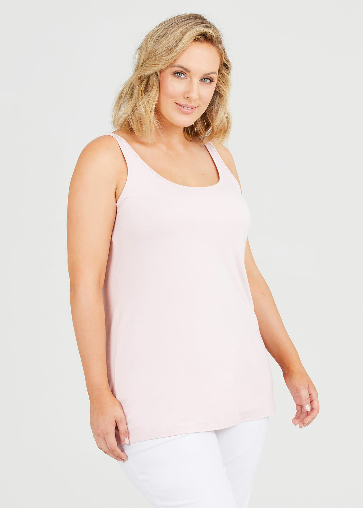Shop Plus Size Bamboo Reversible Ultimate Cami in Pink