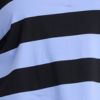 Cotton Block Stripe T-shirt, wisteria blue/black, swatch