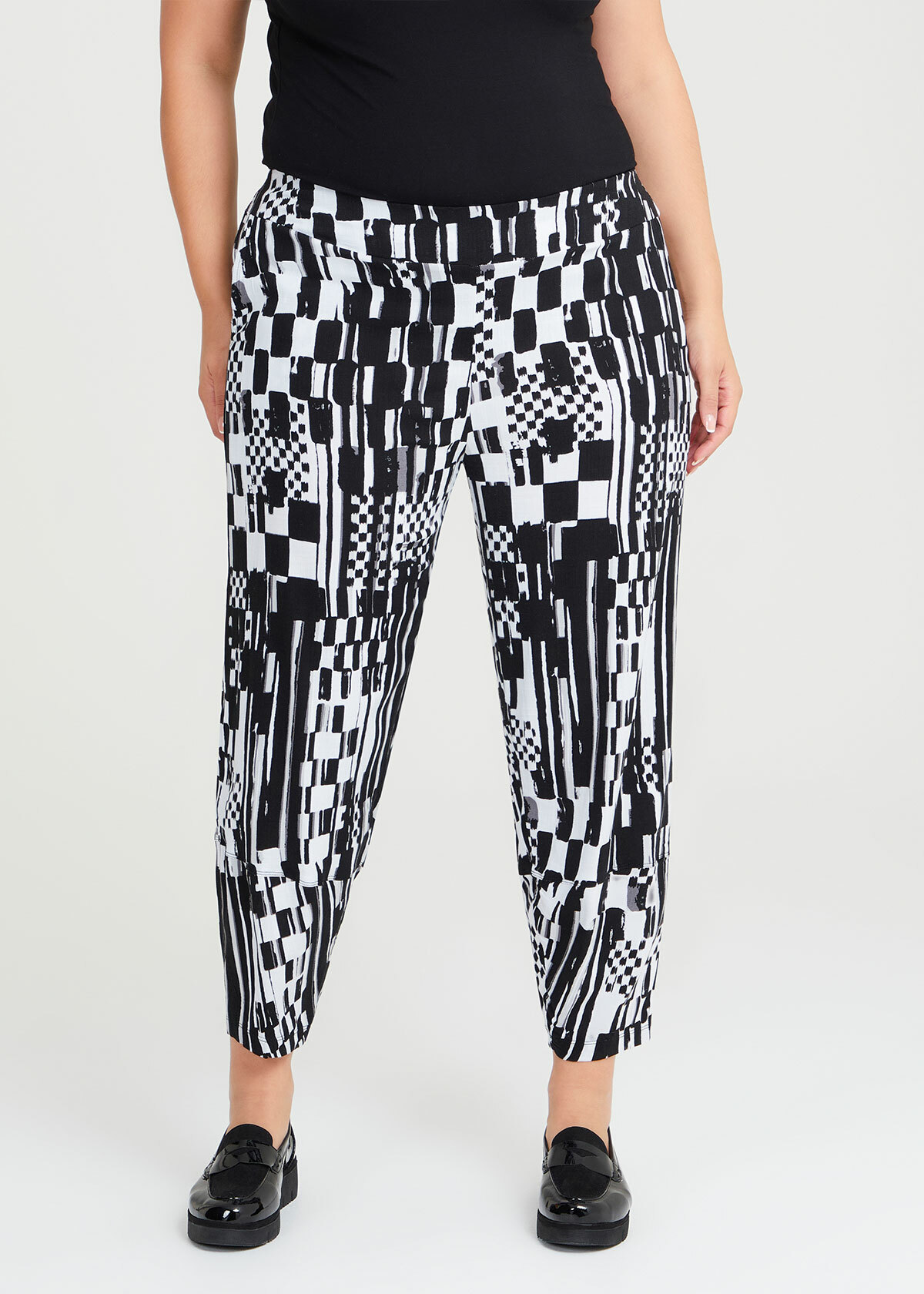 Shop Plus Size Check Me Out Natural Pant in Black | Sizes 12-30 ...
