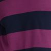 Bamboo Ponte 2 Tone Stripe Top, navy/grape juice, swatch