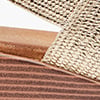 Elastic Wedge Sandal, gold, swatch