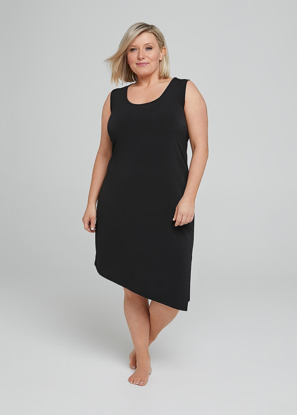 Shop Plus Size Petite Basic Instinct Dress in Black | Taking Shape AU