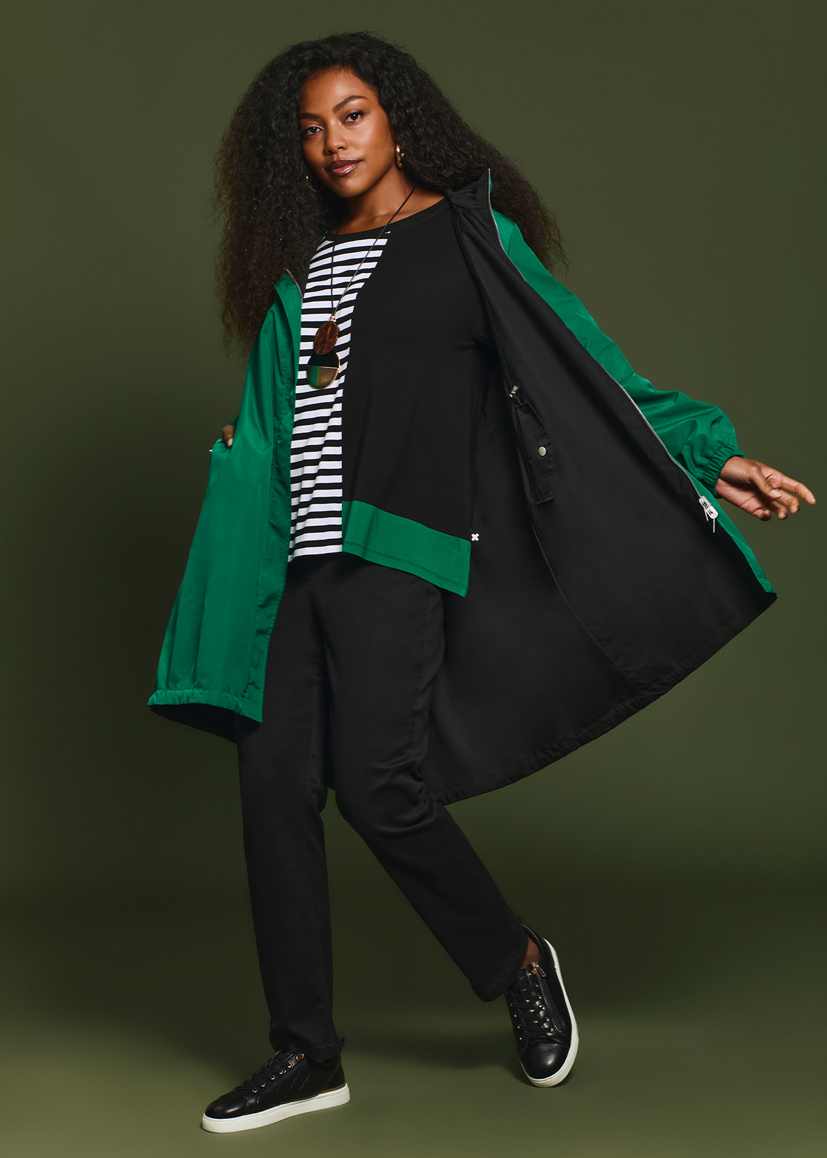 Natural Samara Stripe Top