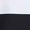 Cotton Polo Neck Sweatshirt, black/white, swatch