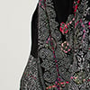 Bohemian Embroidered Cape, multi, swatch