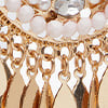 Beaded Dangle Earrings, gold, swatch