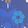 Set of 3 Printed Travel Cells, blue, swatch
