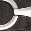 Stretch Metallic Belt, black, swatch