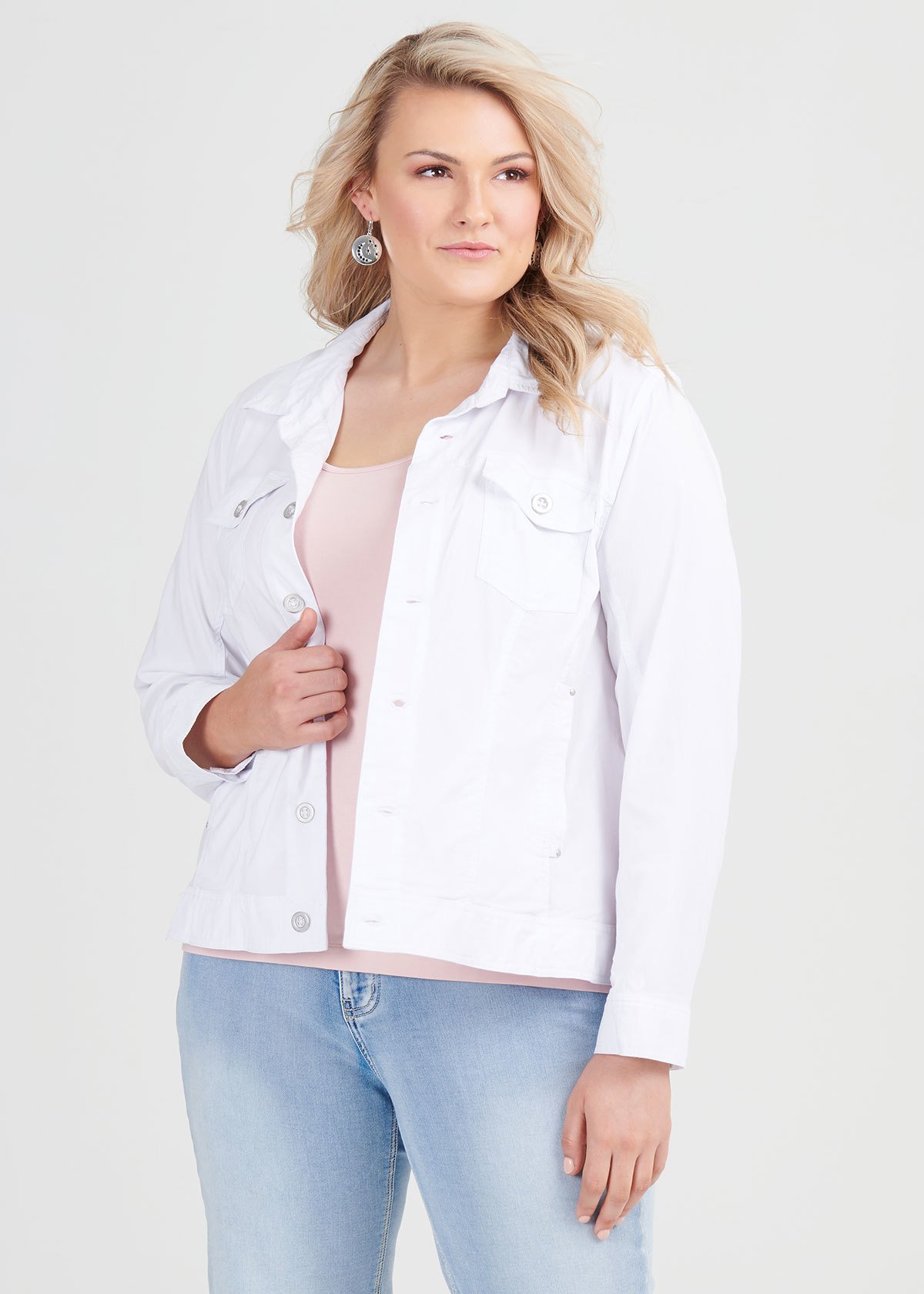 Shop Plus Size Castaway Jacket, White Taking Shape AU