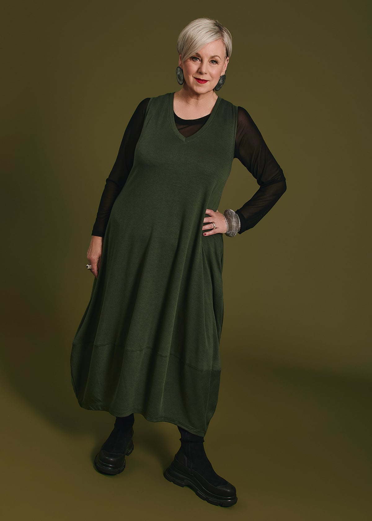 Natural Halo Ponte Dress