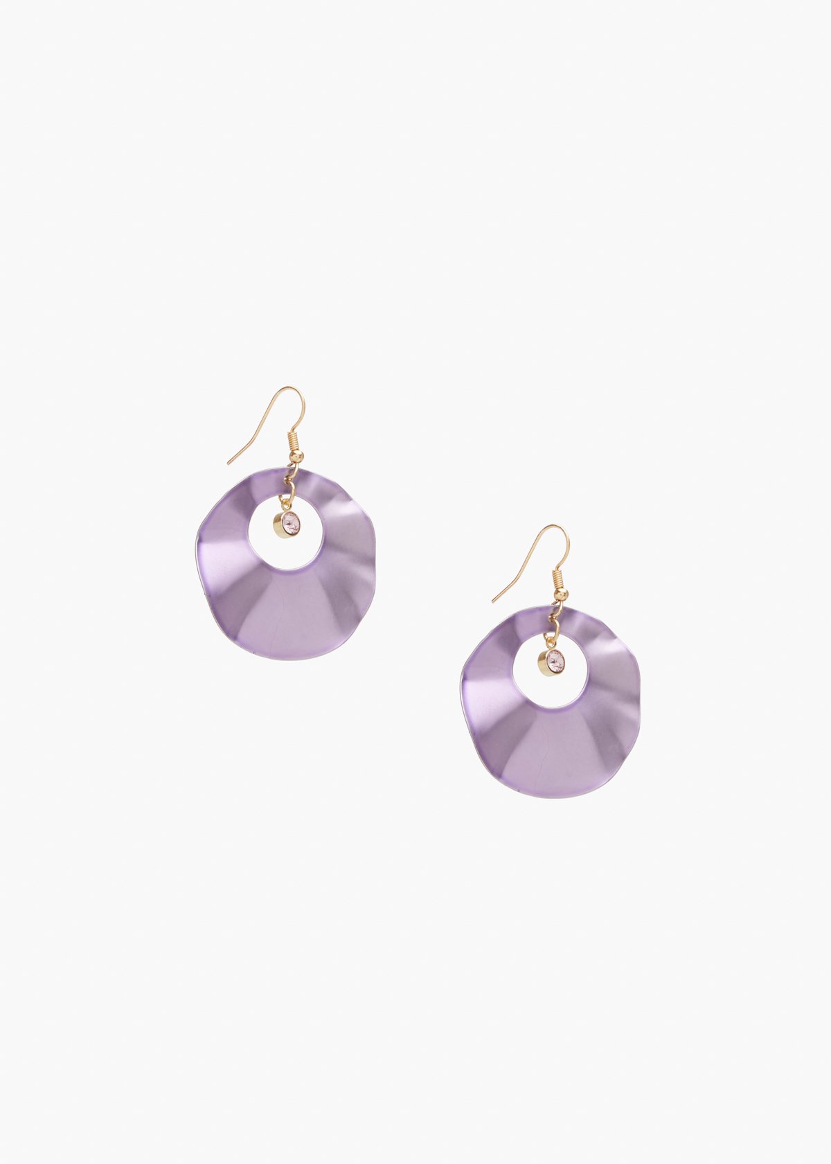 Metallic Hoop Earrings