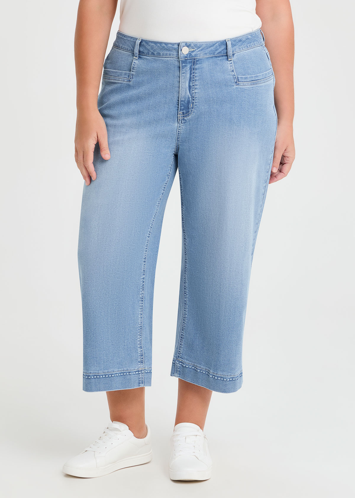 Cotton Mix Supersoft Crop Jean