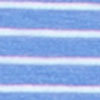 Scoop Neck Stripe T-shirt, sky blue/white, swatch
