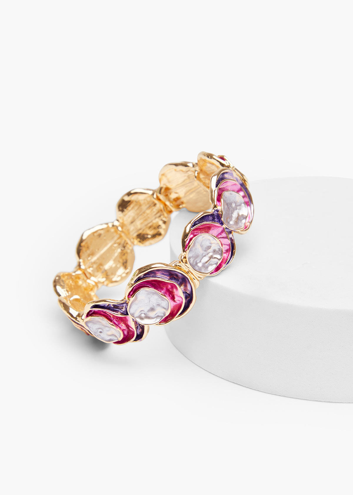 Layered Enamel Bracelet