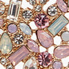 Pastel Heart Jewel Earrings, pastel multi, swatch