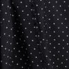 Natural Button Through Polka Dot Dress, black/off white, swatch