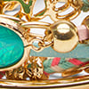 Turquoise Metallic Clasp Bracelet, , swatch