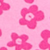 Cotton Notch Neck Top, pink floral, swatch
