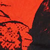 Spliced Luna Top, sunset orange/black, swatch