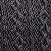 Opaque Cable Knit Tights, grey, swatch