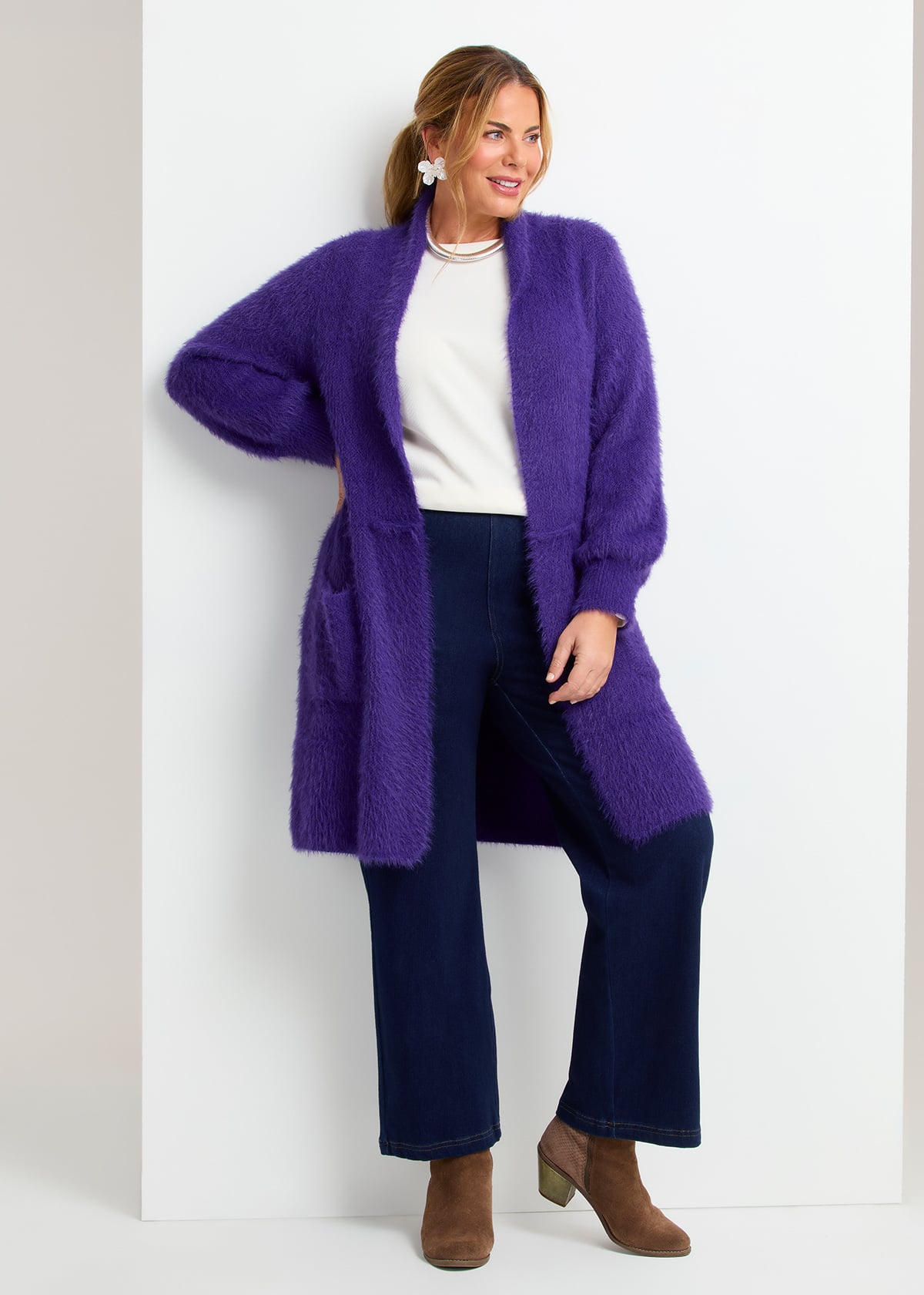 Fluffy Knit Cosy Cardigan