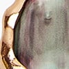 Teardrop Short Necklace, gold, swatch