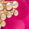 Pink Flower Pearl Earrings, , swatch