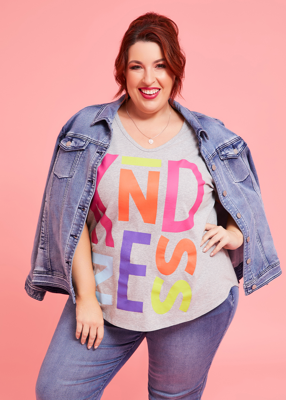 Kindess Comp Jacket Shop Plus Size The Best Fit Denim Jacket in Blue | Taking Shape CH