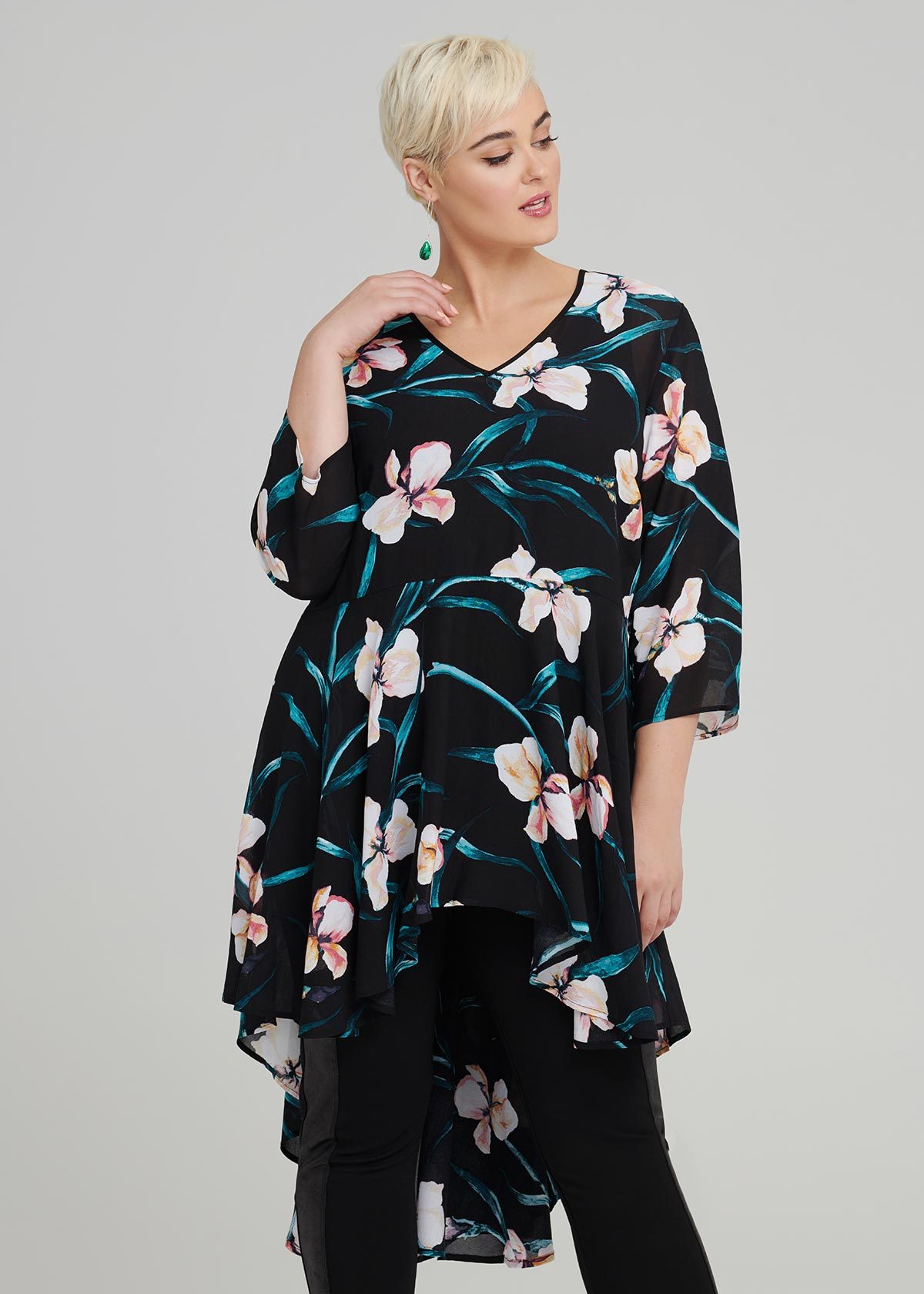 Shop Plus Size Winter Bloom Top in Print | Taking Shape AU