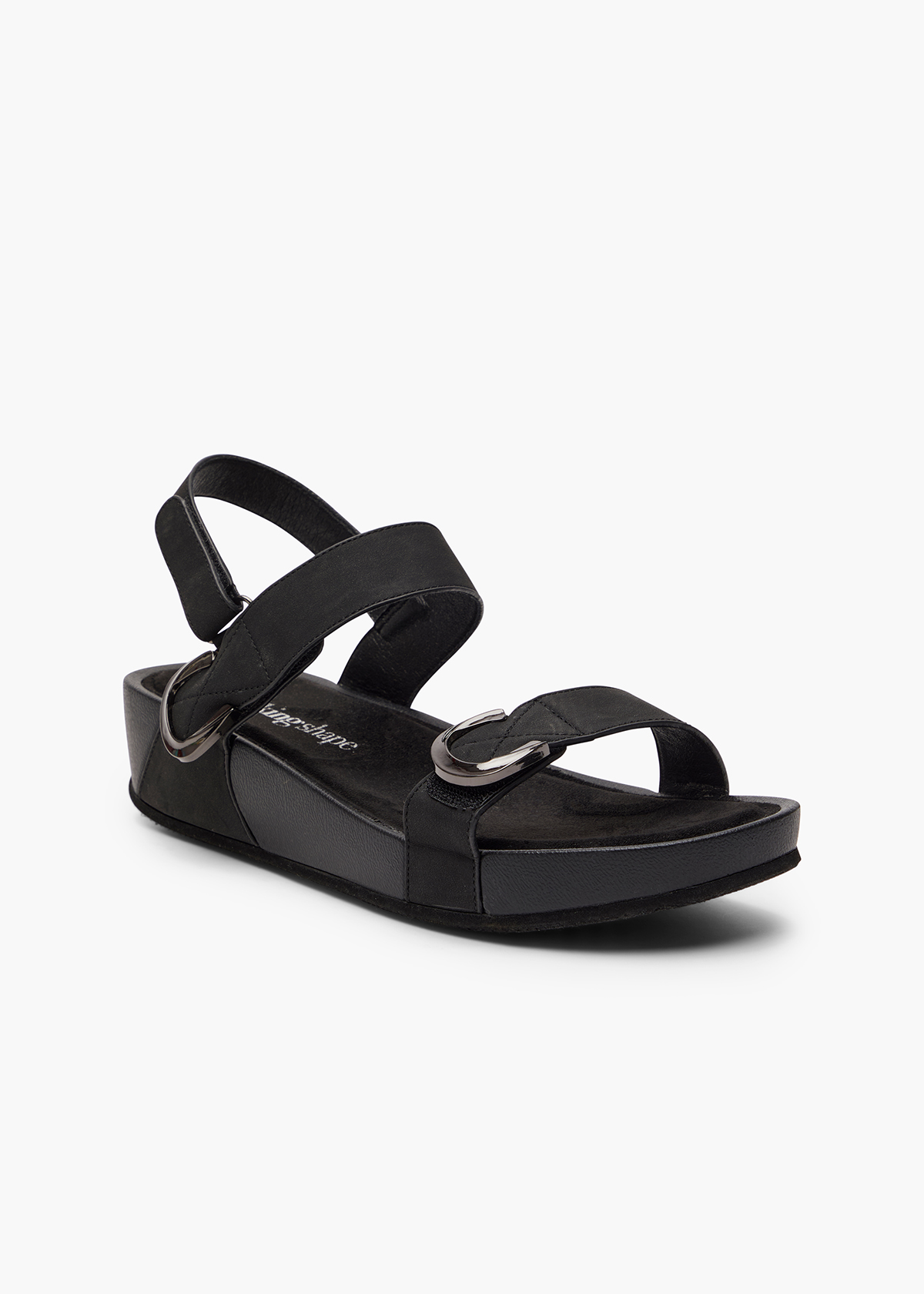 Taking Shape Julijana Adjustable Sandal Size 37 in Black - Women's
