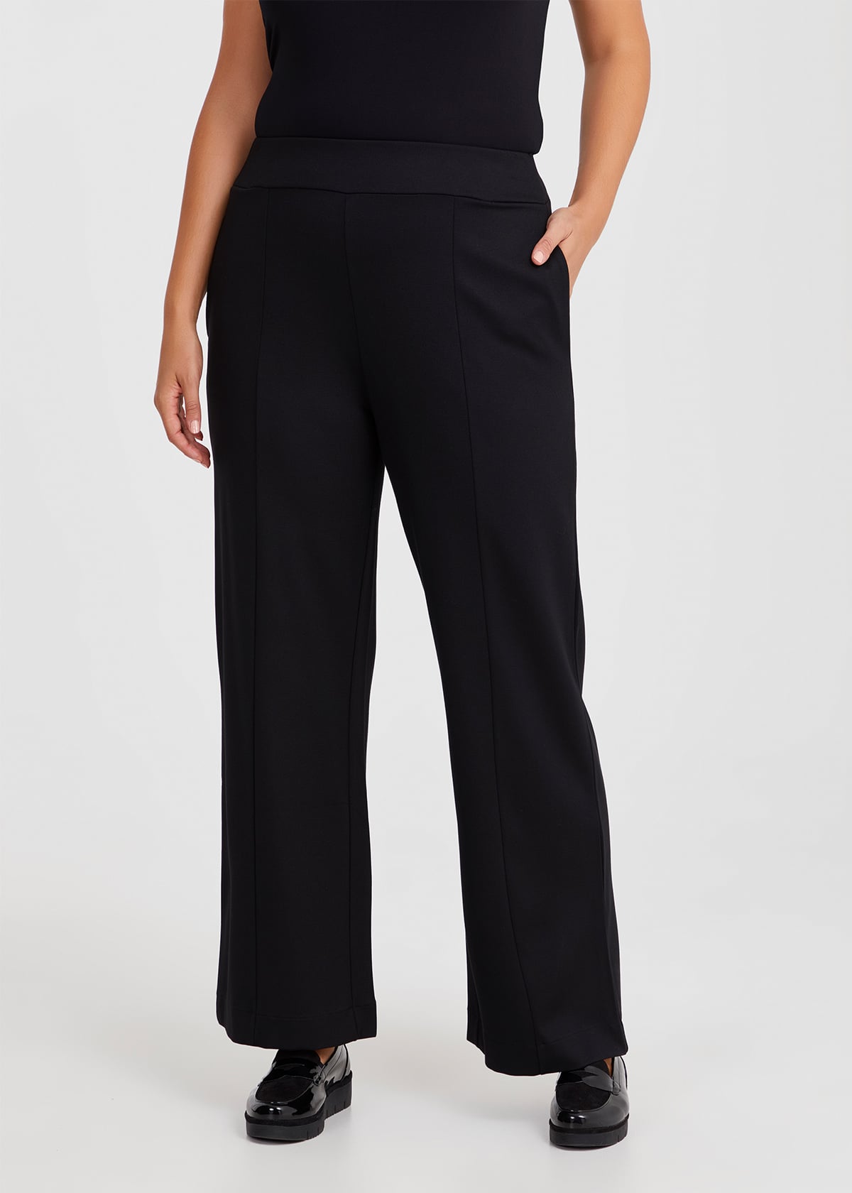 Tall Ponte Harper Wide Leg Pant
