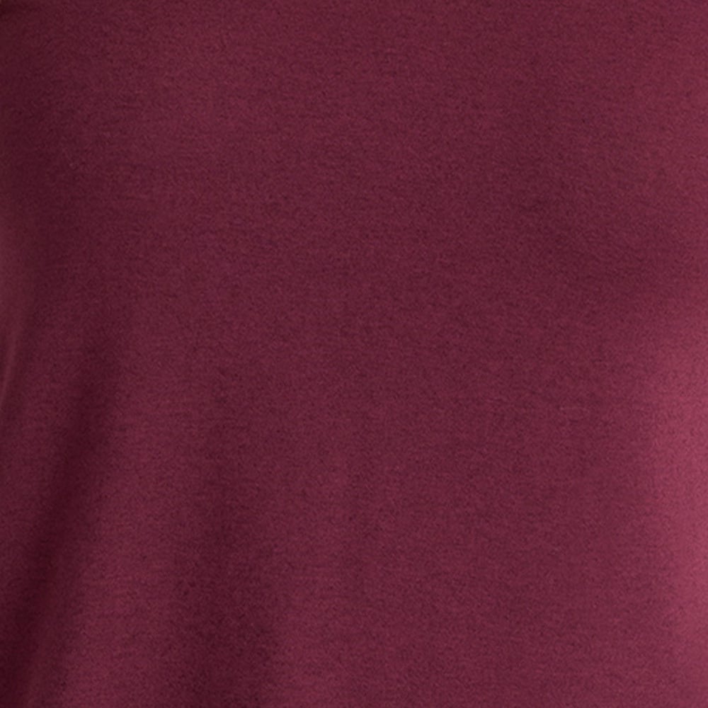 Australian Wool Blend Crew Neck Top, red plum, swatch