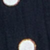 Cotton Collared Spot Top, navy/white, swatch